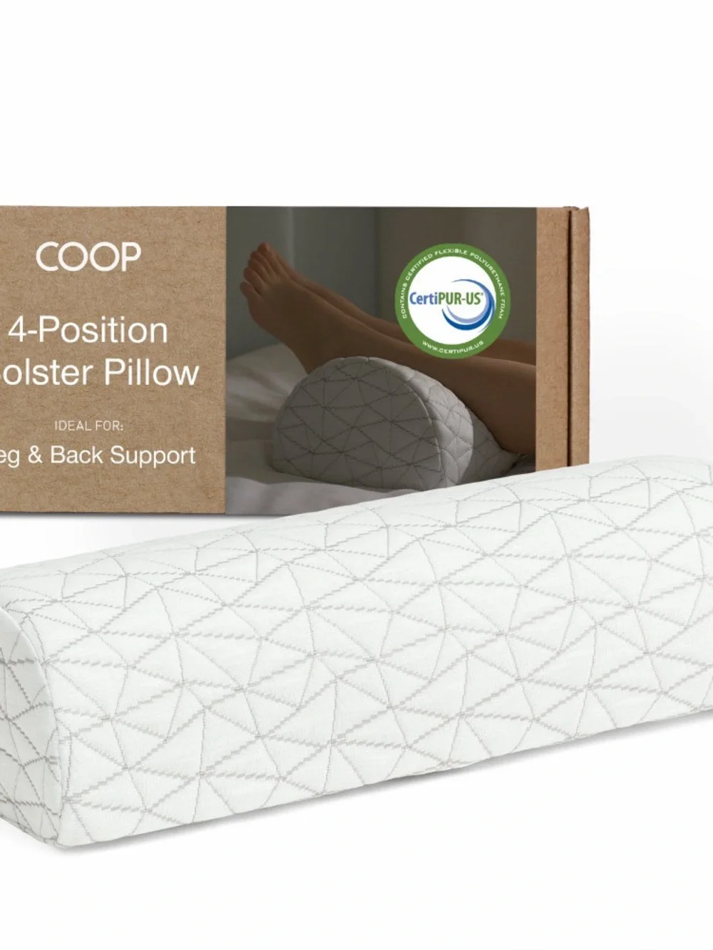 COOP Home Goods Four Position Support Pillow – NEW in Original Box & Wrapper